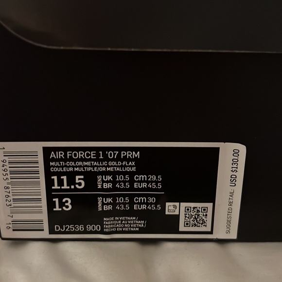 Nike Air Force One “Happy Pineapple” (mens sz 11.5) - Picture 11 of 11